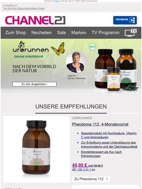 channel 21 gesundheitsmittel